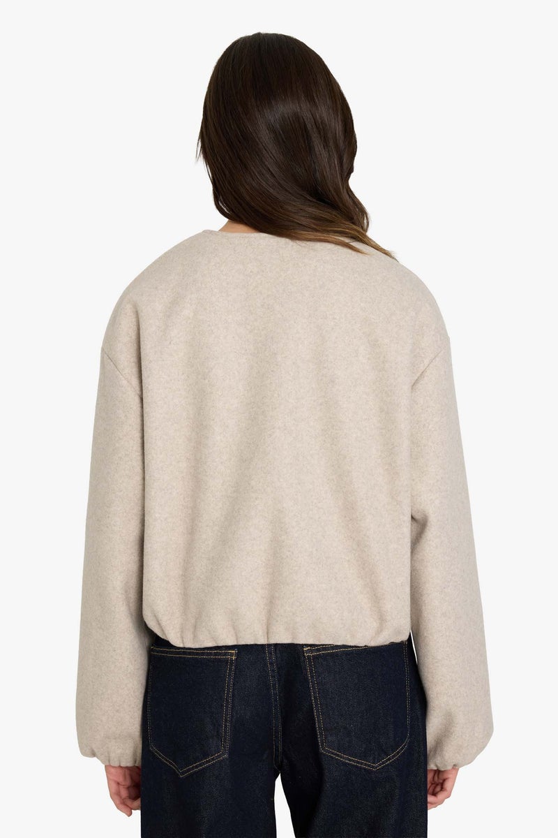 ديفاكتو جاكيت جوخ قصير قصة عادية - Image 5